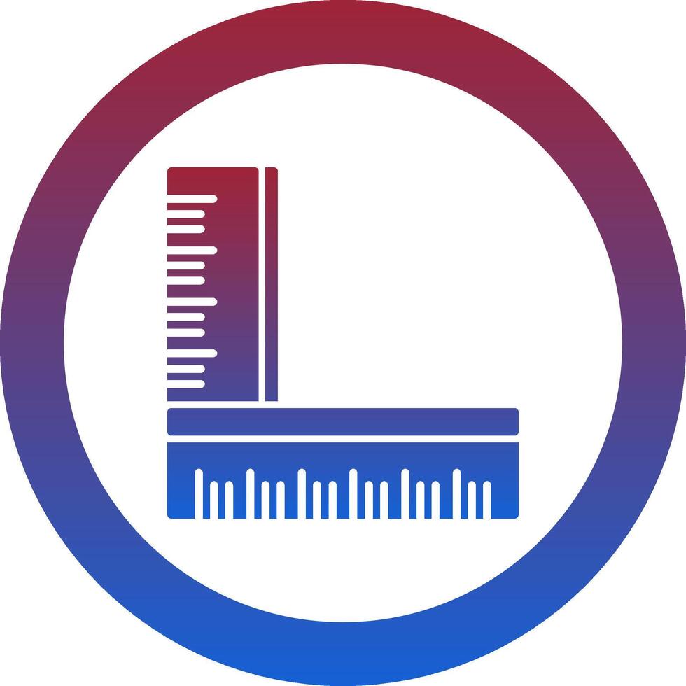 Ruler Icon Design Symbol vector