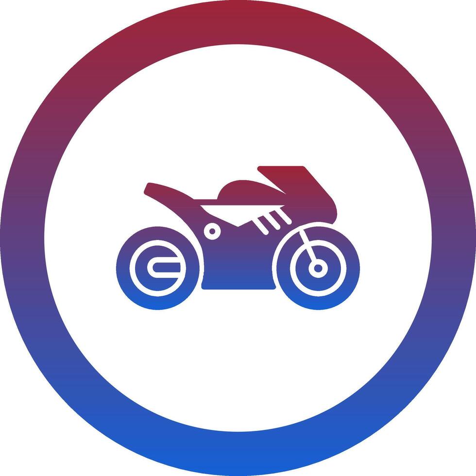 Race Bike Icon Design Symbol vector