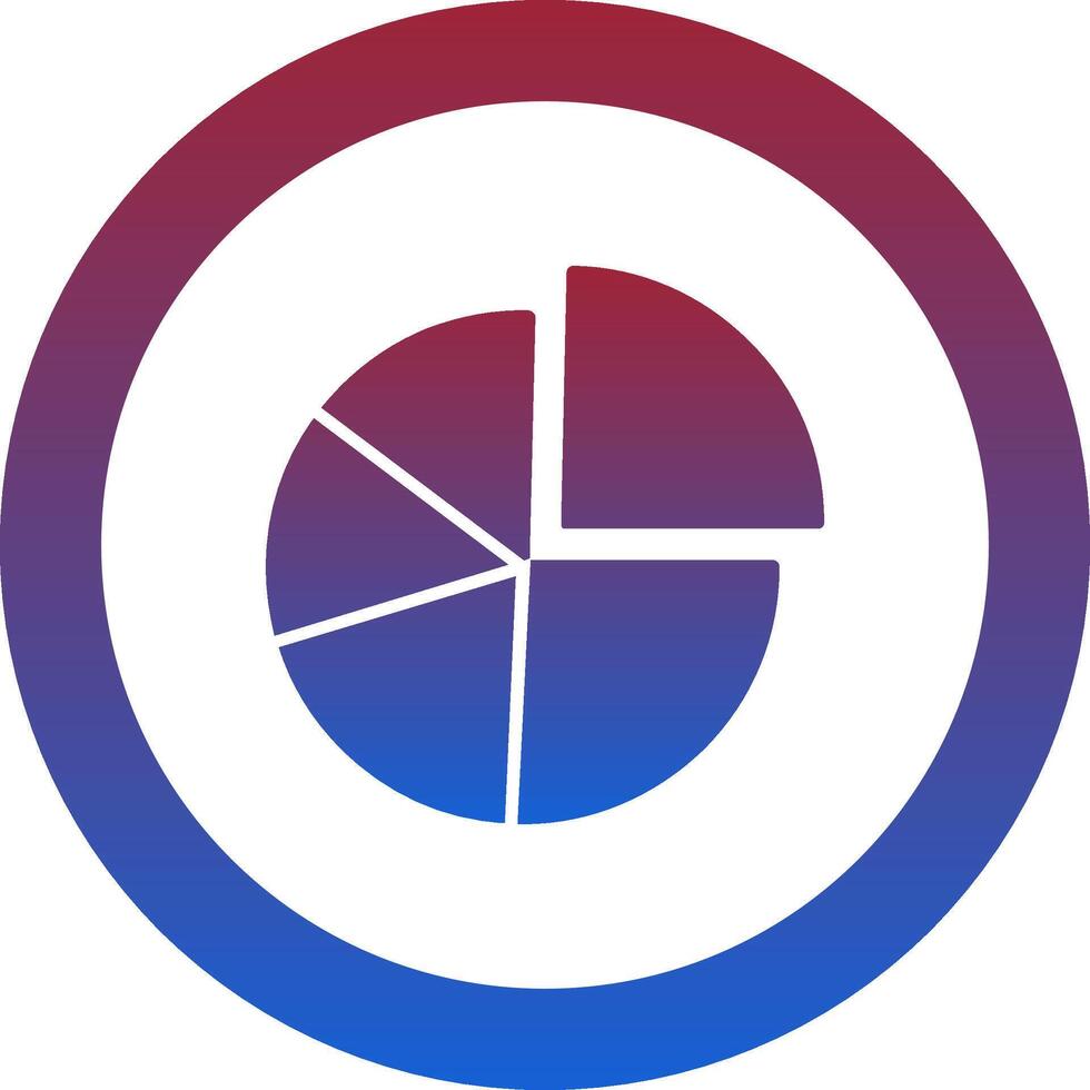 Pie Chart Icon Design Symbol vector