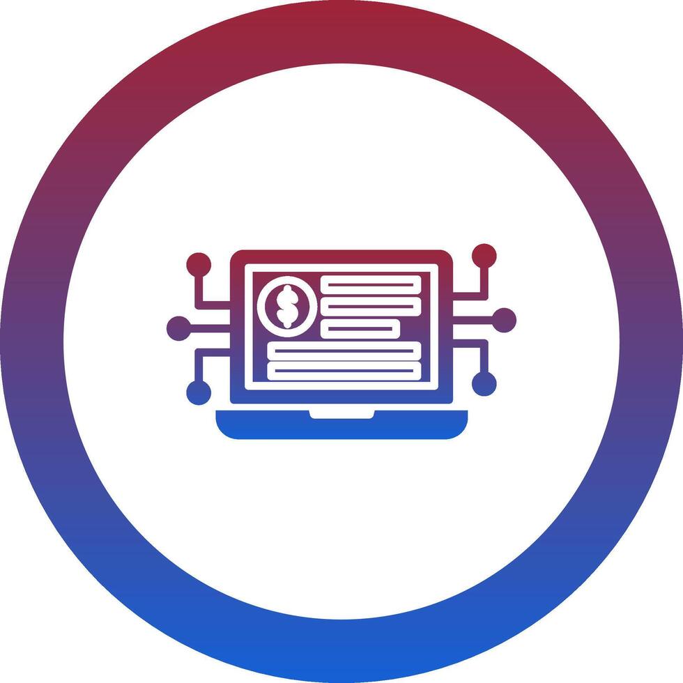 Digital Asset Icon Design Symbol vector