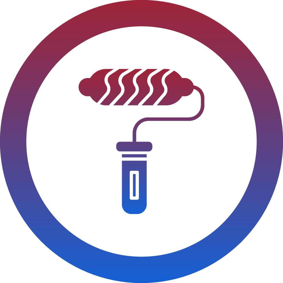 Paint Roller Icon Design Symbol vector