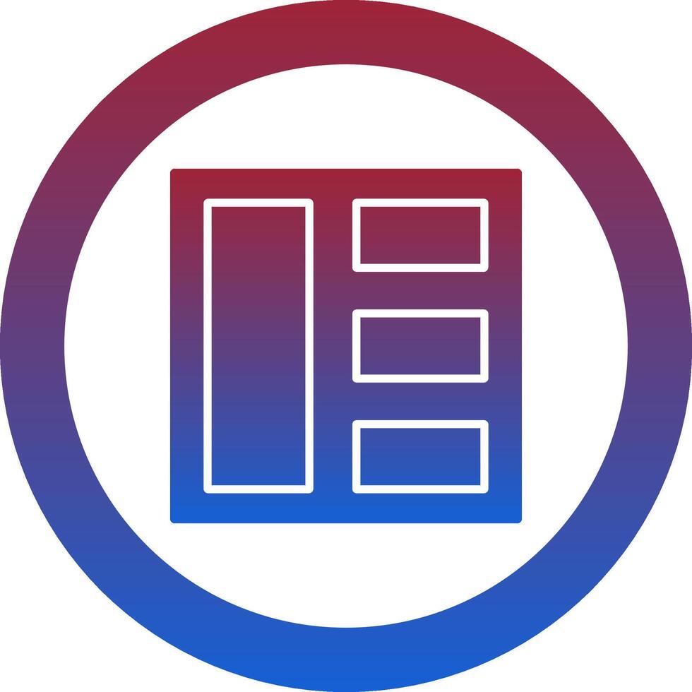 Grid Icon Design Symbol vector