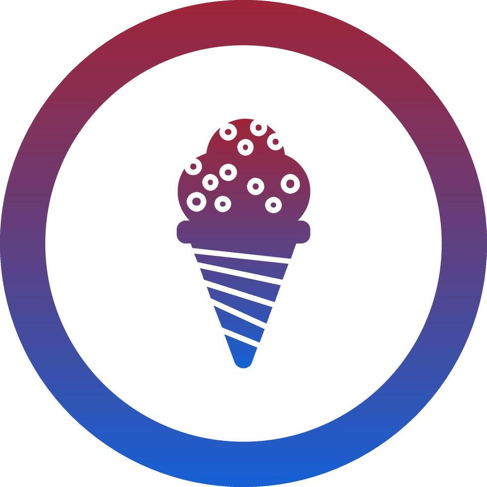 Ice Cream Cone Icon Design Symbol vector