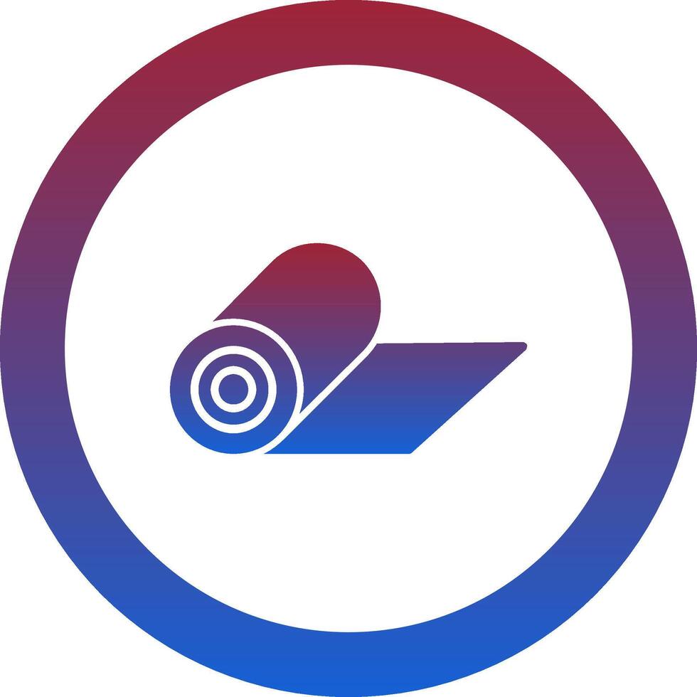 Gym Mat Icon Design Symbol vector