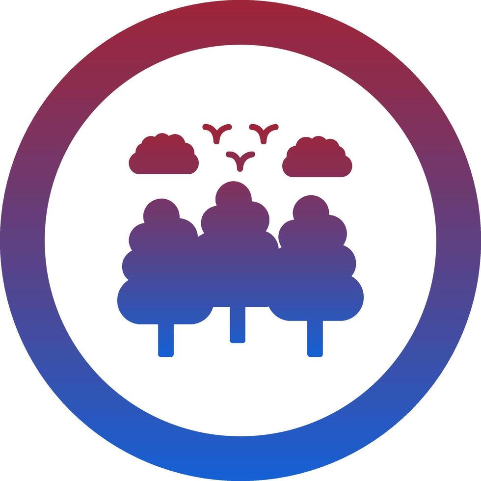 Forest Icon Design Symbol vector