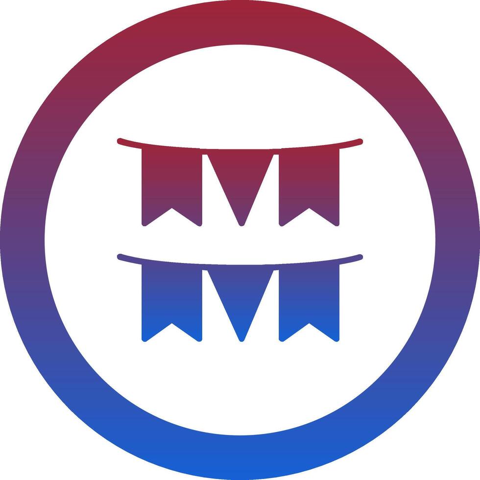 Garland Icon Design Symbol vector