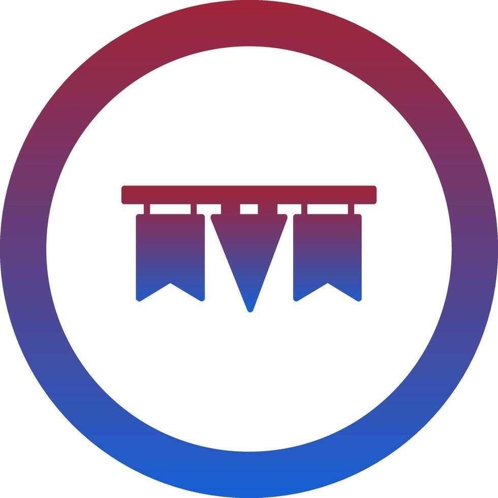 Garland Icon Design Symbol vector