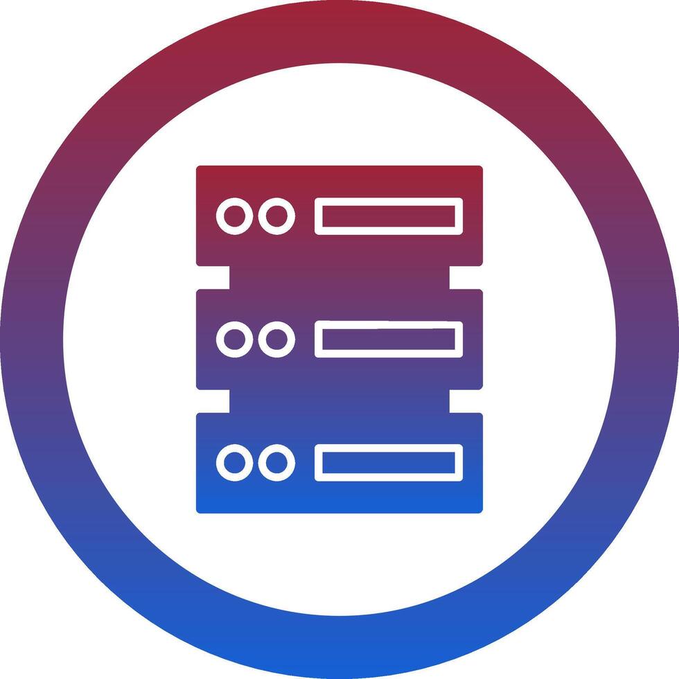 Database Icon Design Symbol vector