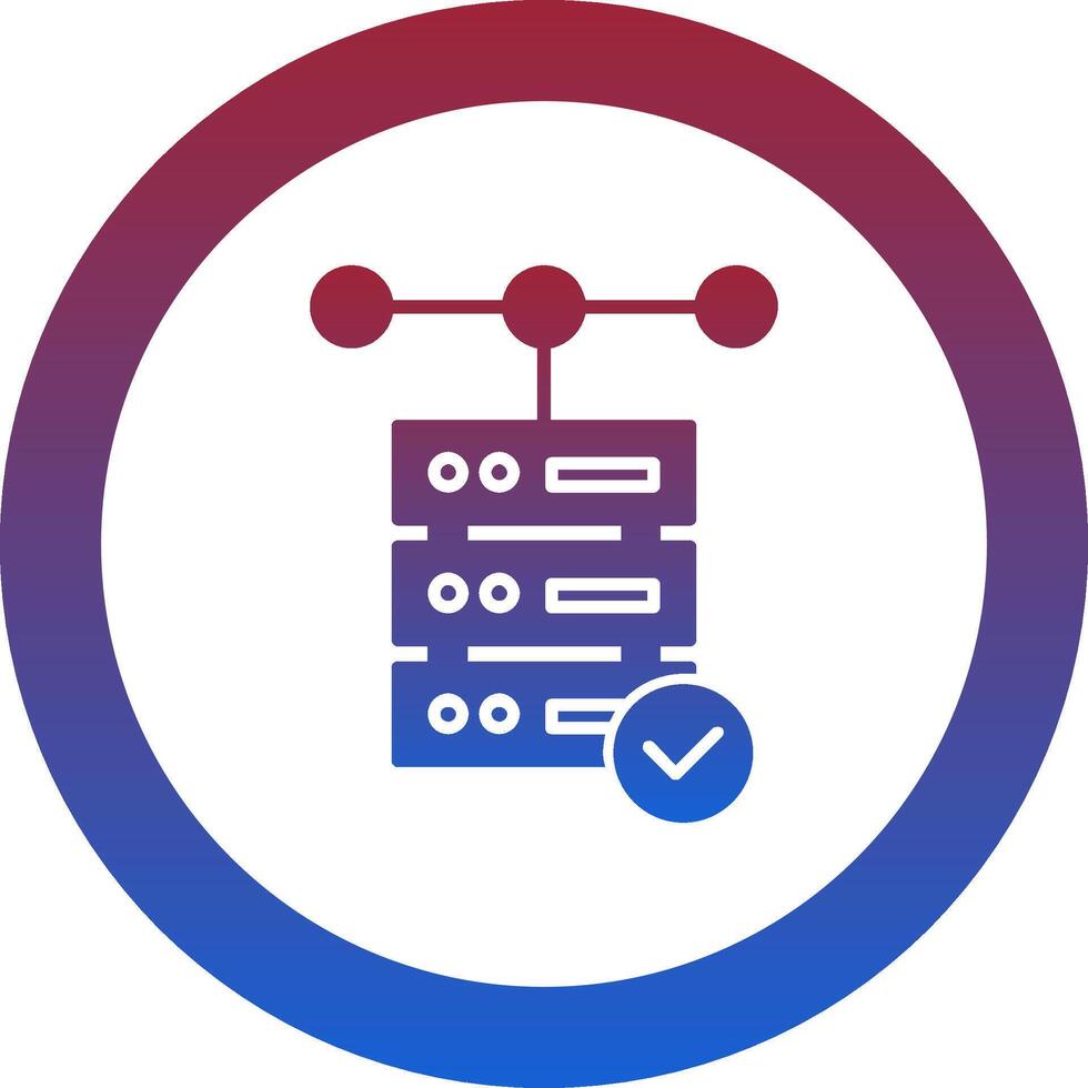 Database Icon Design Symbol vector