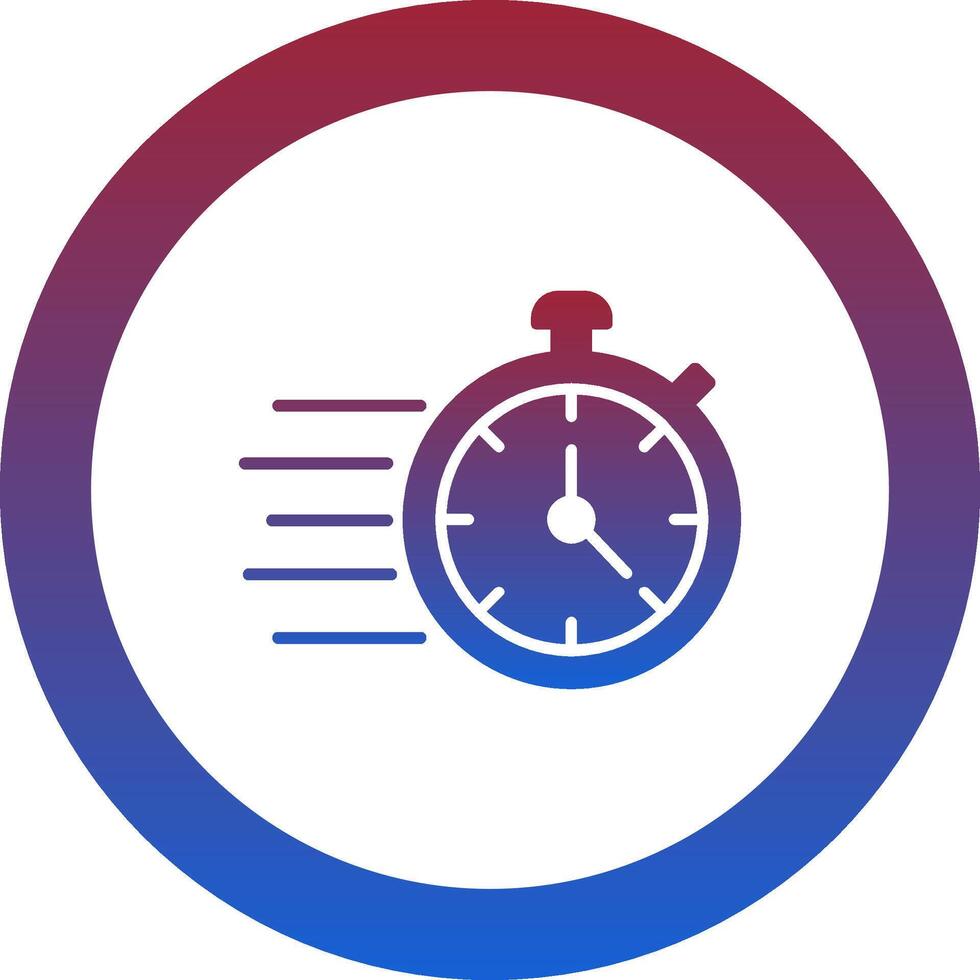 Fast Time Icon Design Symbol vector