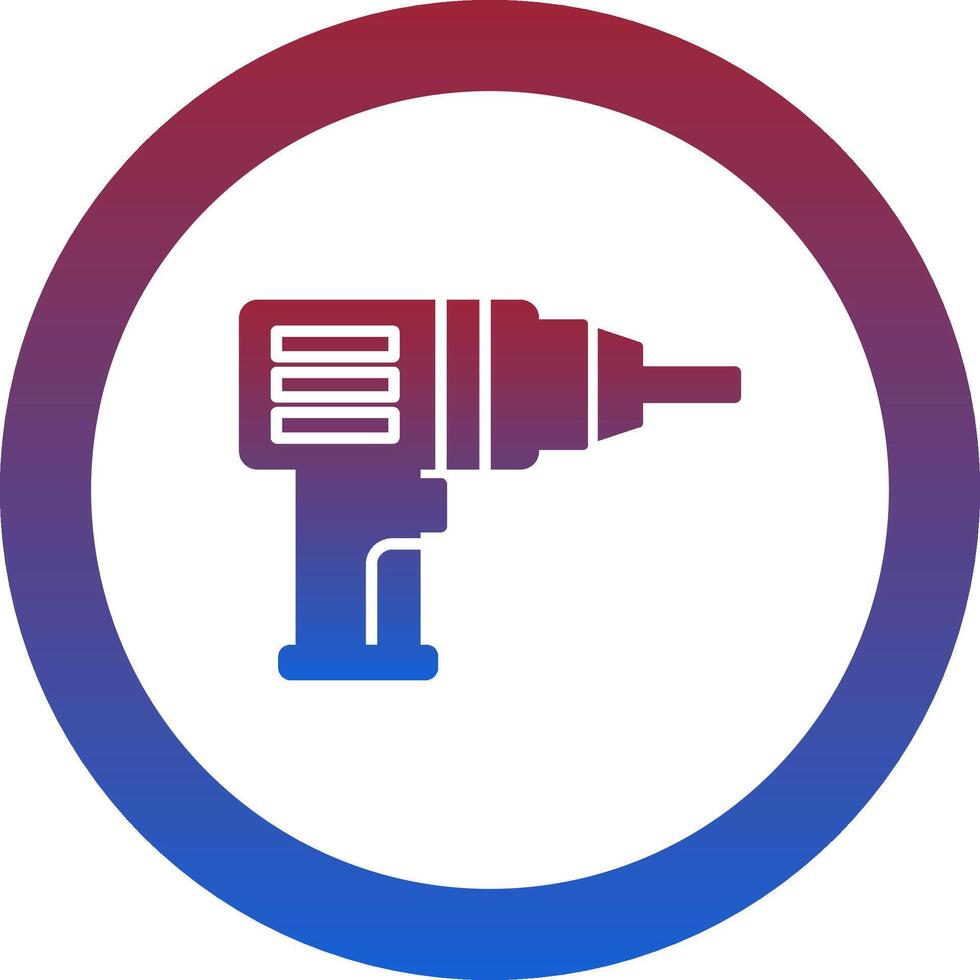 Drilling Machine Icon Design Symbol vector