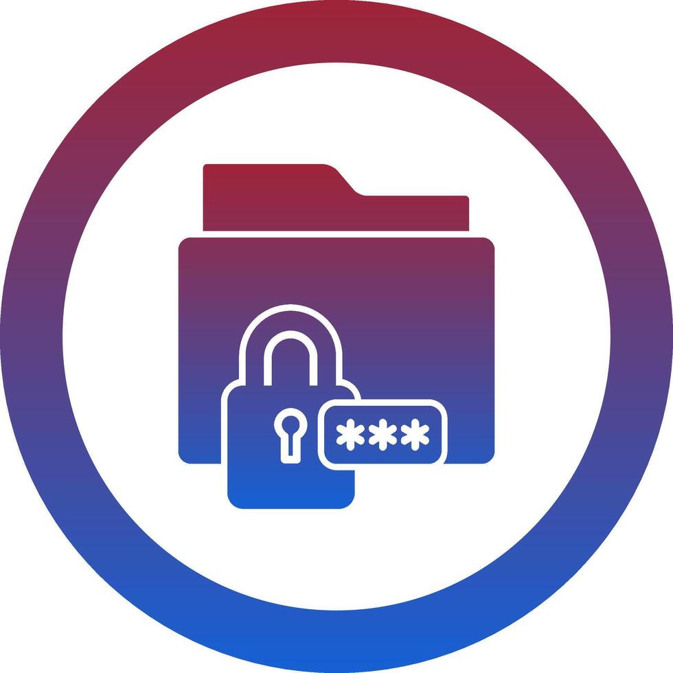 Data Encryption Icon Design Symbol vector