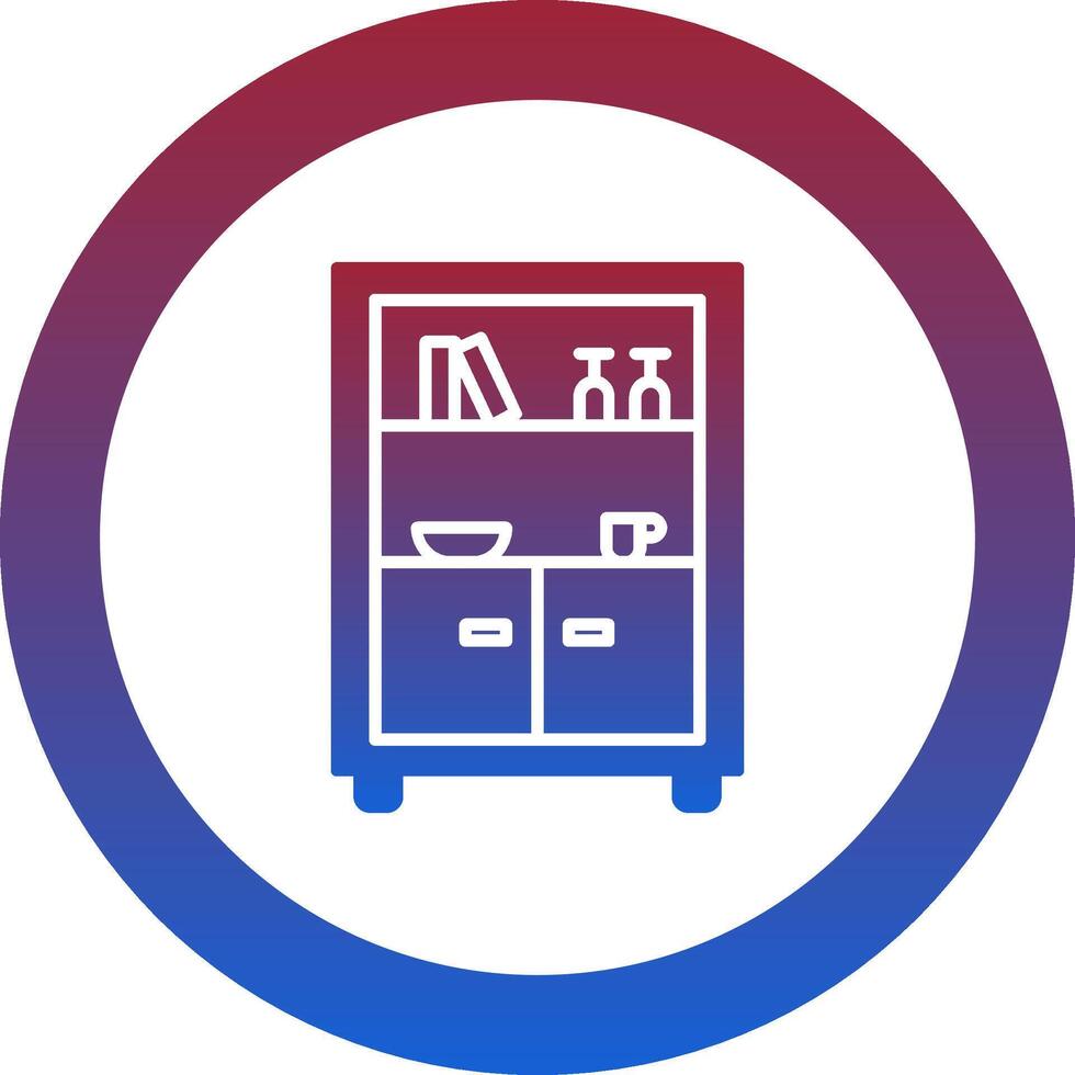 Display Case Icon Design Symbol vector