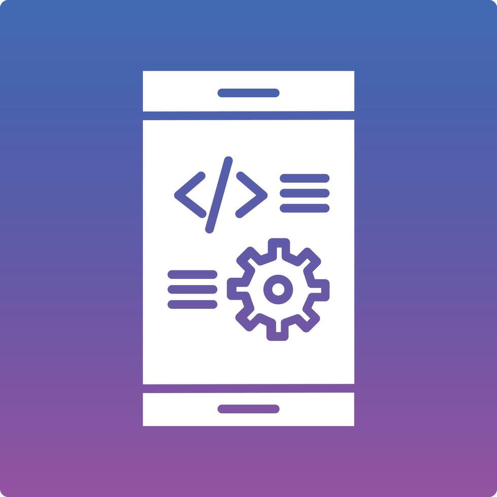 App Development Illustration Icon vector