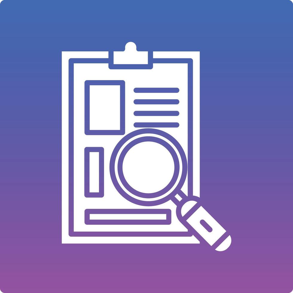 Evidence Illustration Icon vector