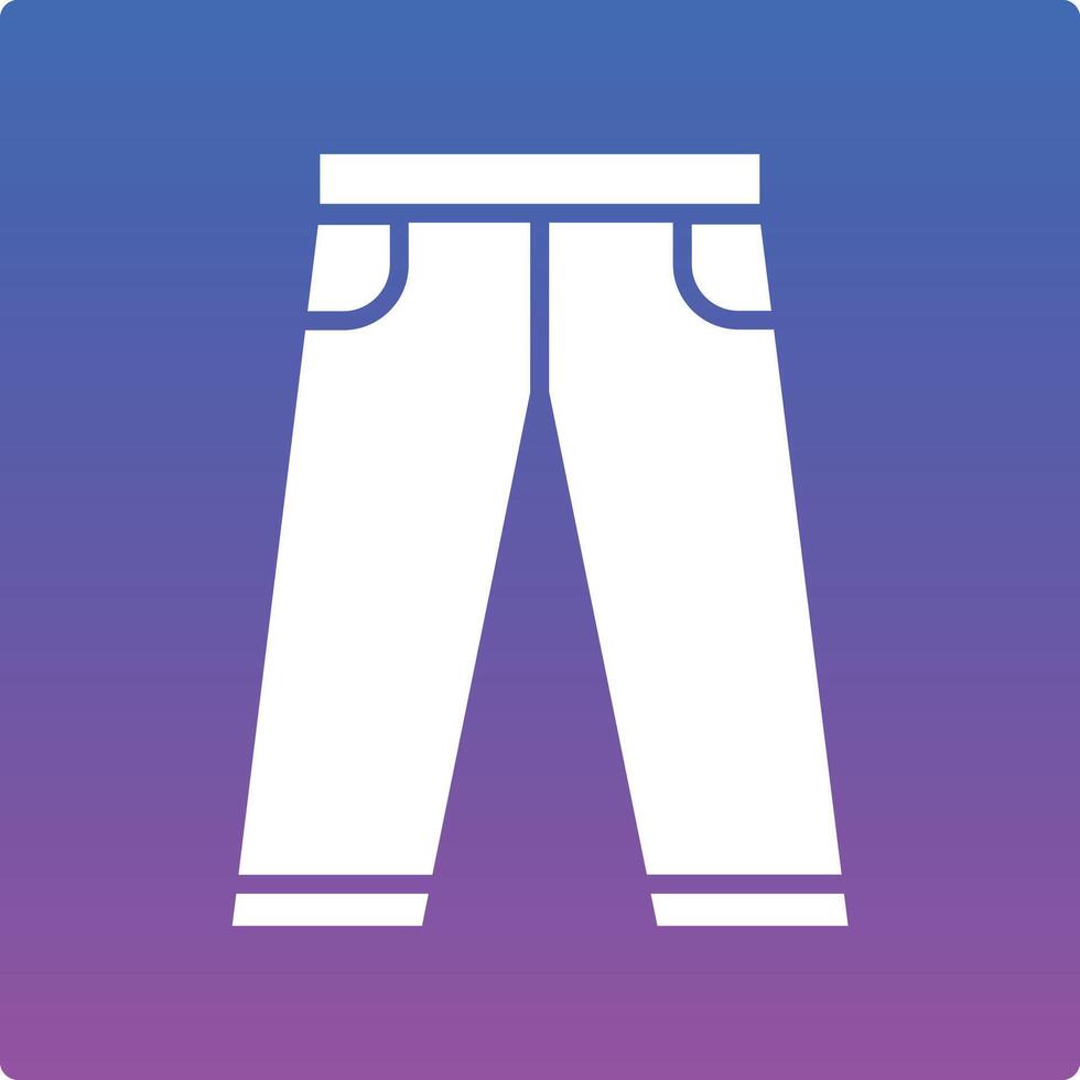 Business Trousers Illustration Icon vector