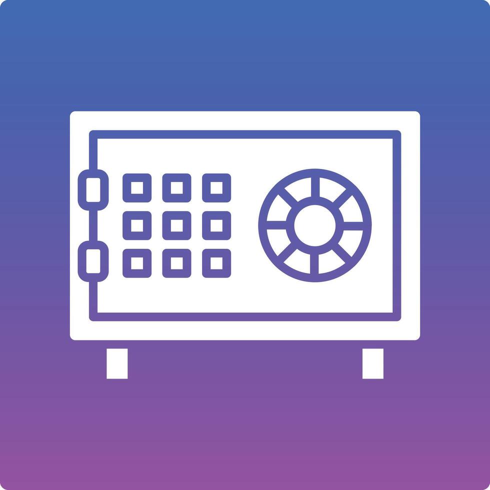 Safebox Illustration Icon vector