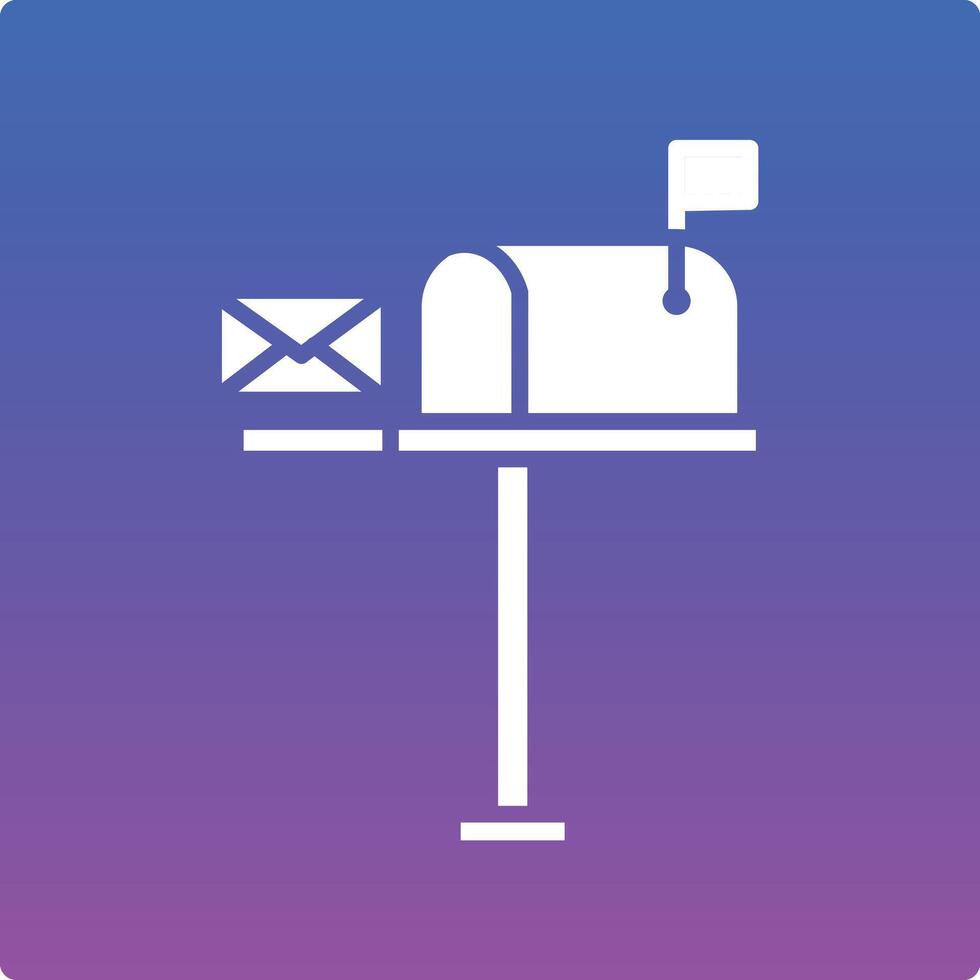 Mailbox Illustration Icon vector
