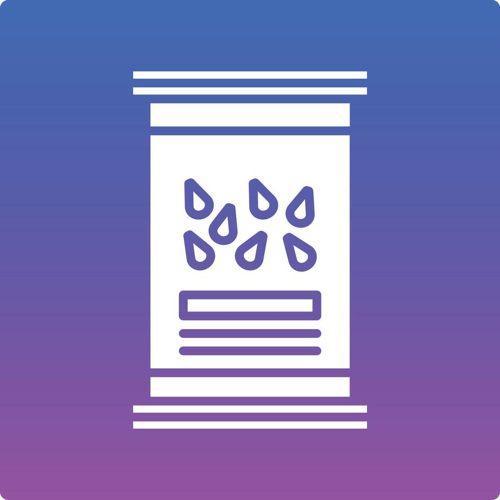 Seeds Bag Illustration Icon vector
