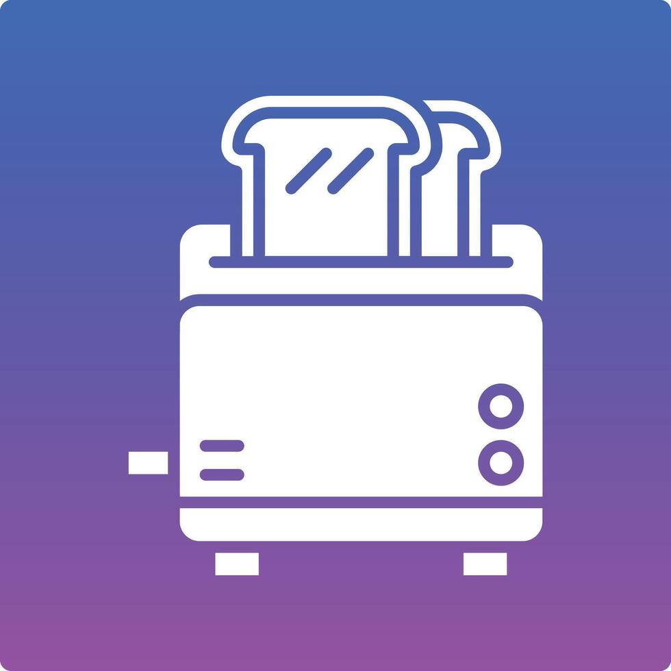Toaster Illustration Icon vector