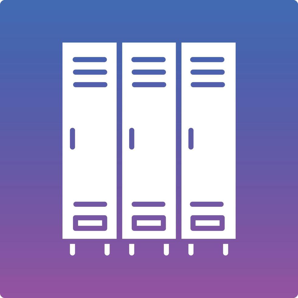Locker Illustration Icon vector