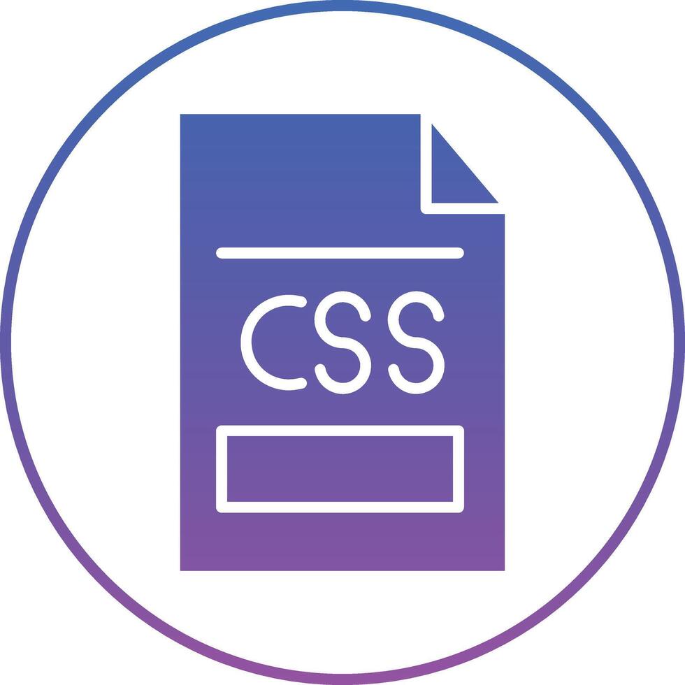 css archivo ilustración icono vector