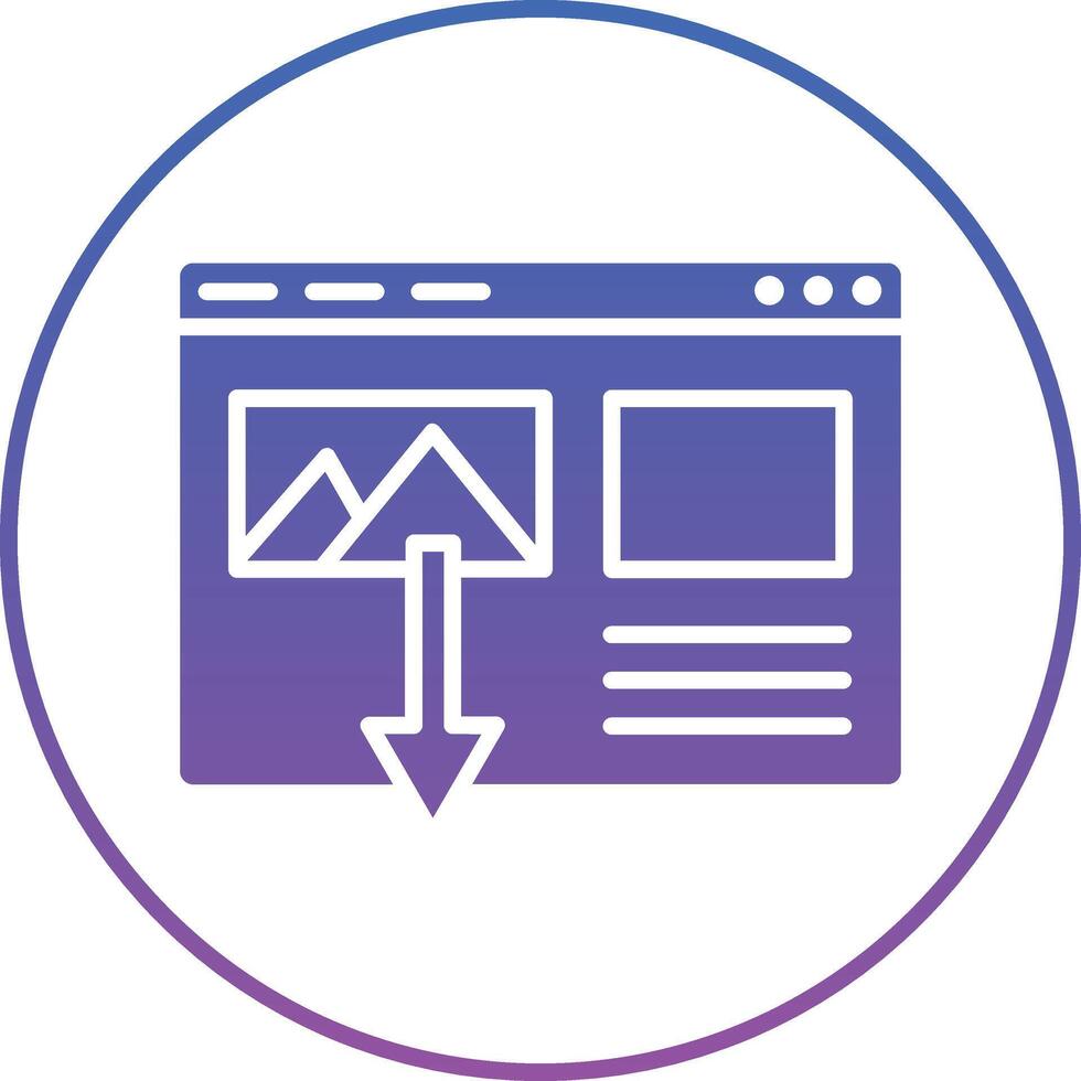 Landing Page Illustration Icon vector