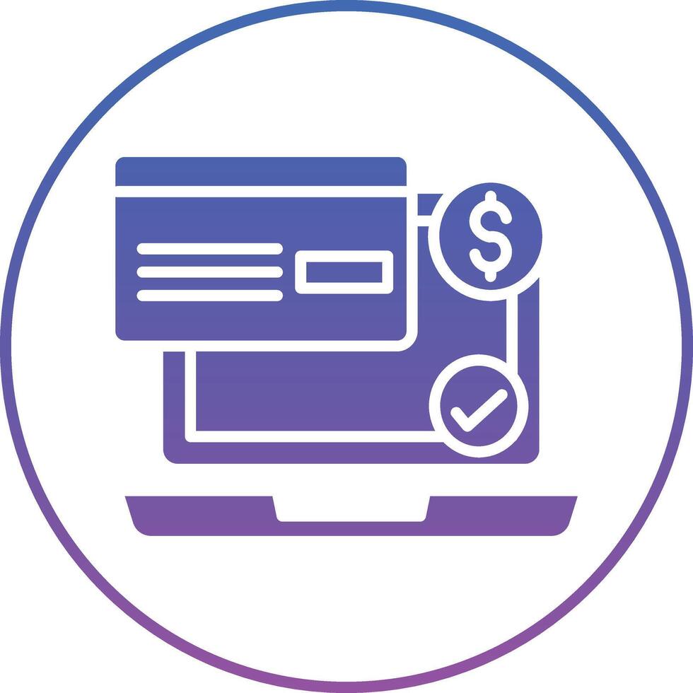 Online Payment Illustration Icon vector