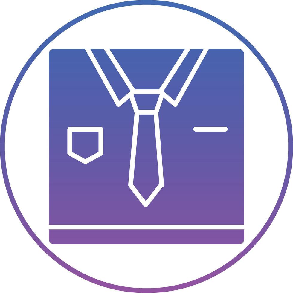 Business Shirt Illustration Icon vector