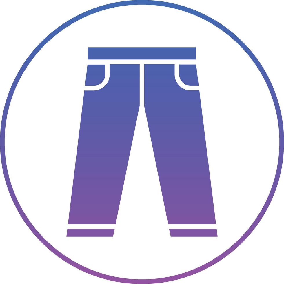 Business Trousers Illustration Icon vector