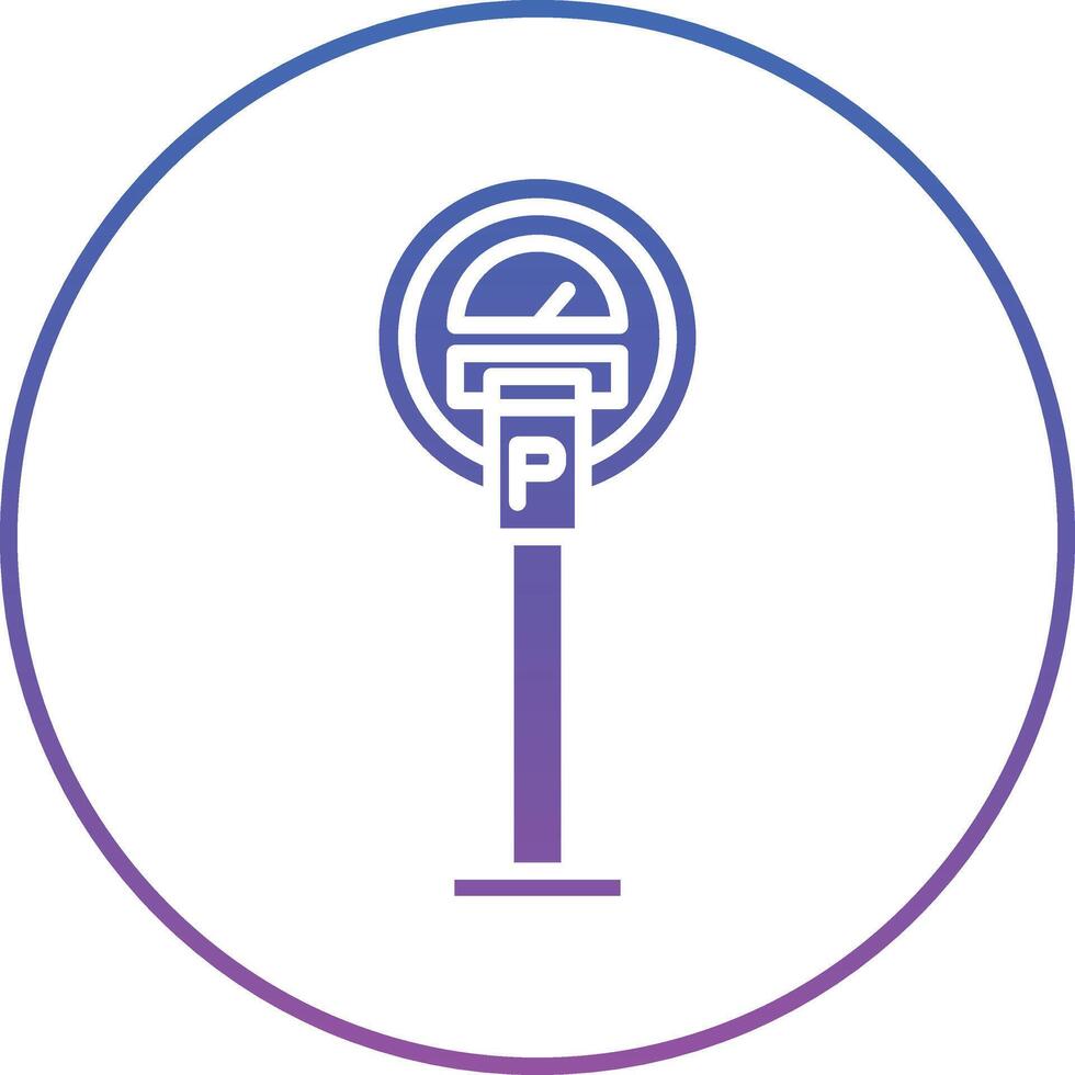 Parking Meter Illustration Icon vector
