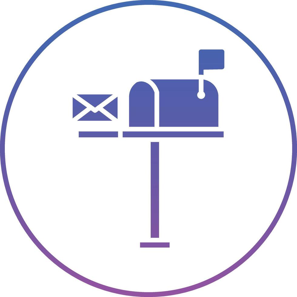 Mailbox Illustration Icon vector