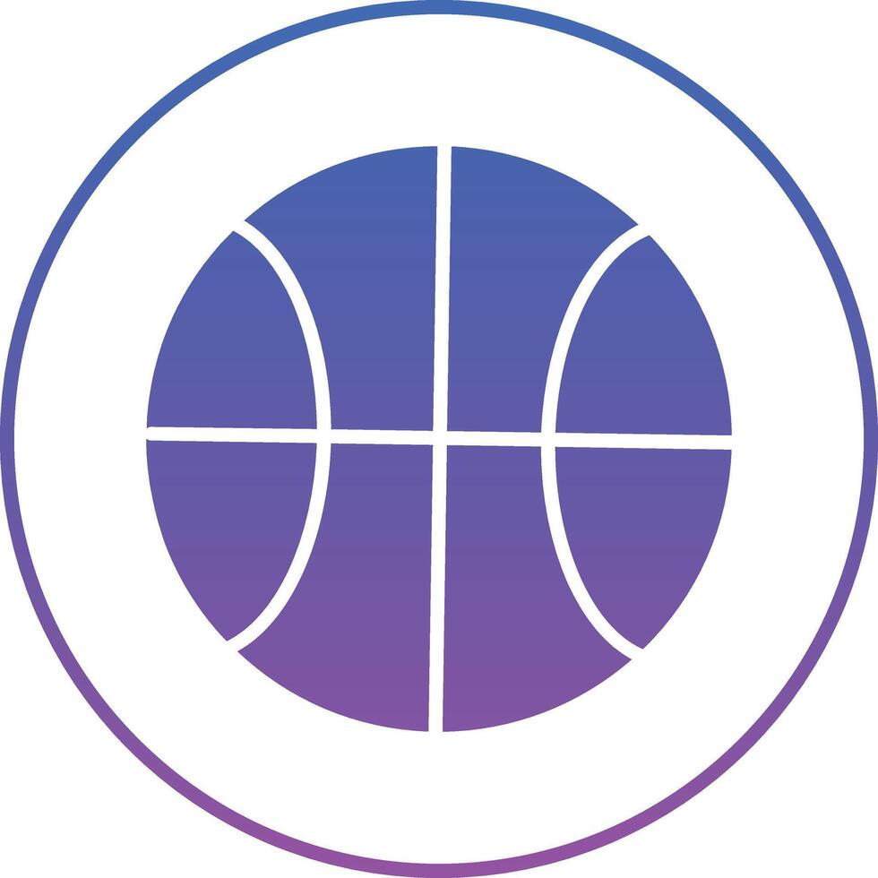 Basketball Illustration Icon vector