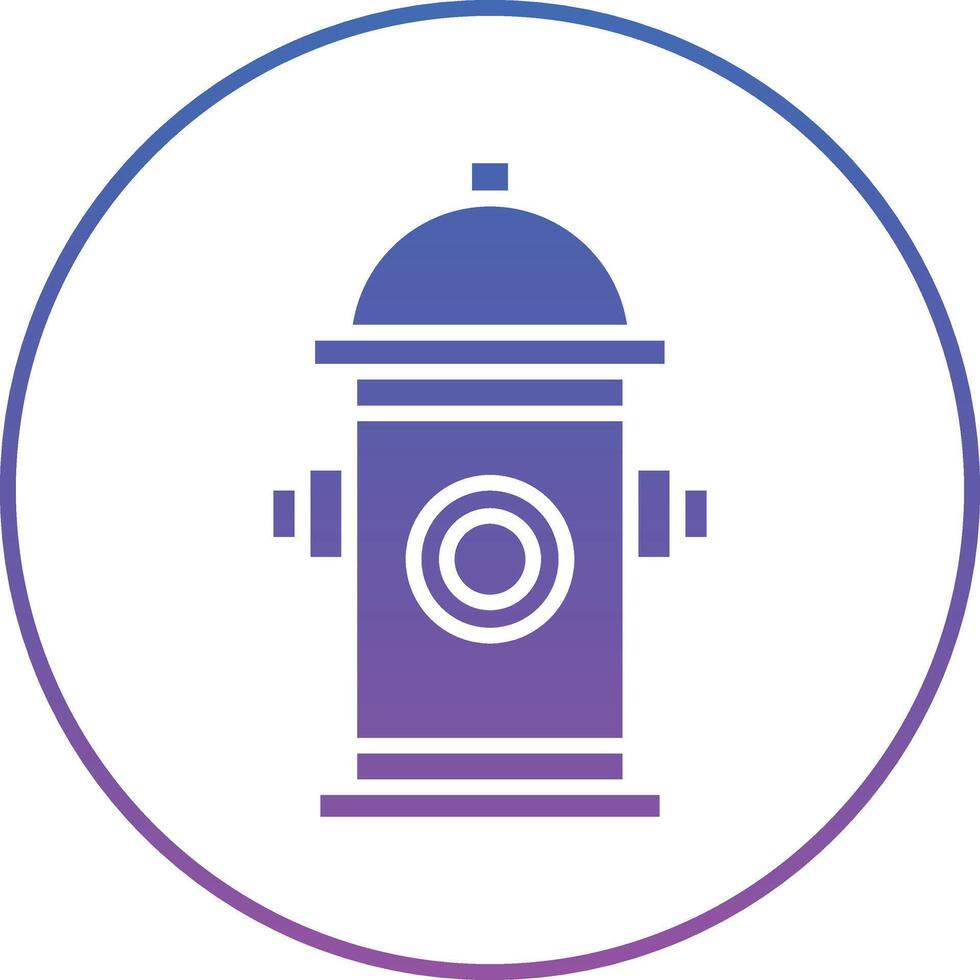 Hydrant Illustration Icon vector