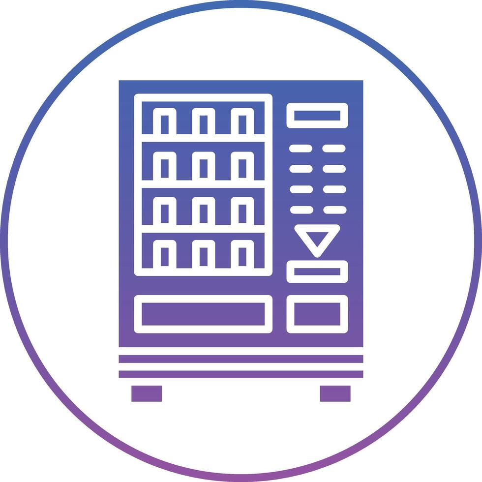 Vending Machine Illustration Icon vector
