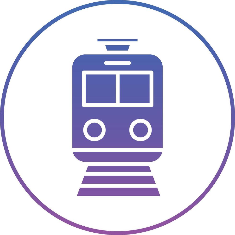 Tram Illustration Icon vector