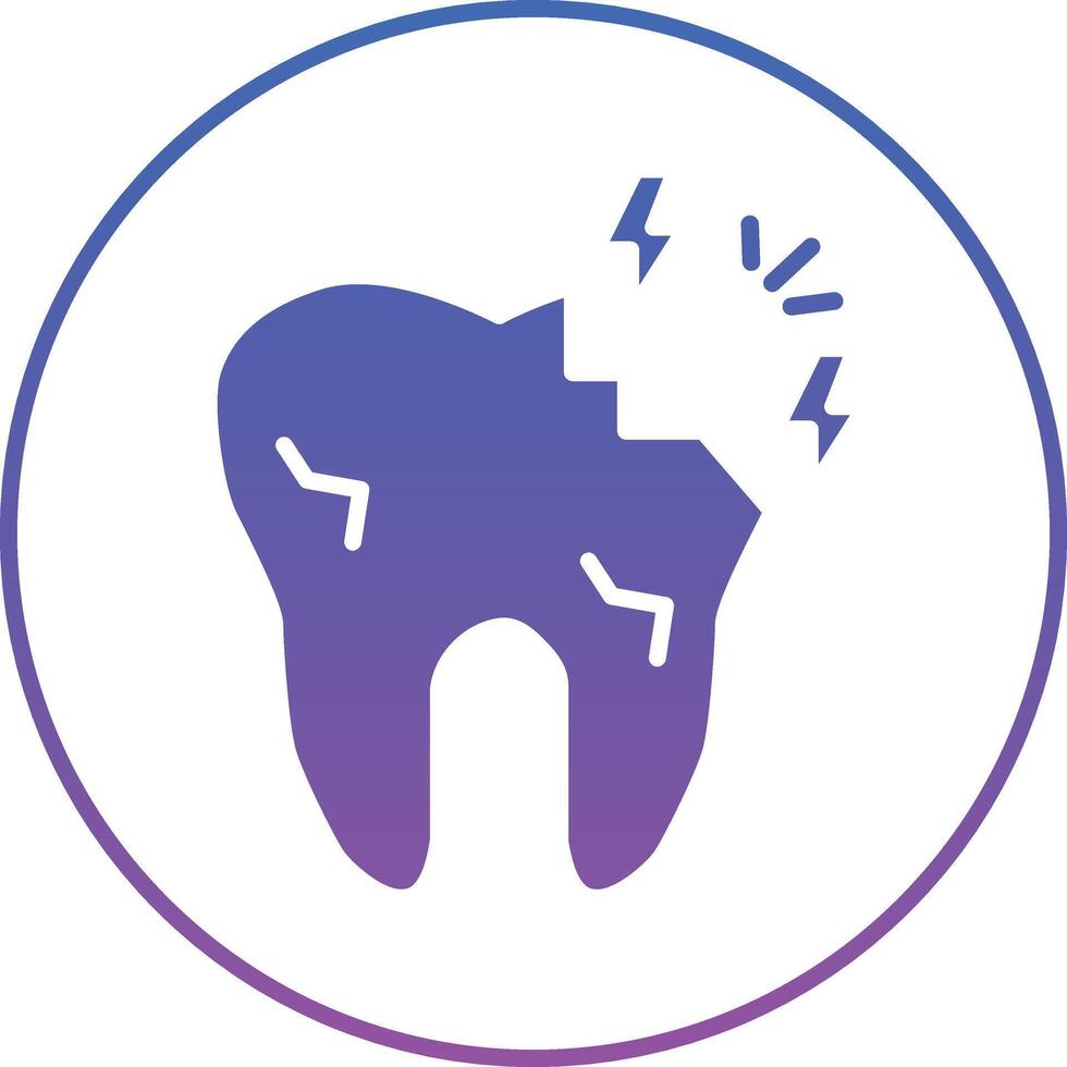 Toothache Illustration Icon vector