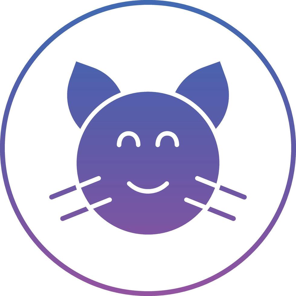 Cat Illustration Icon vector