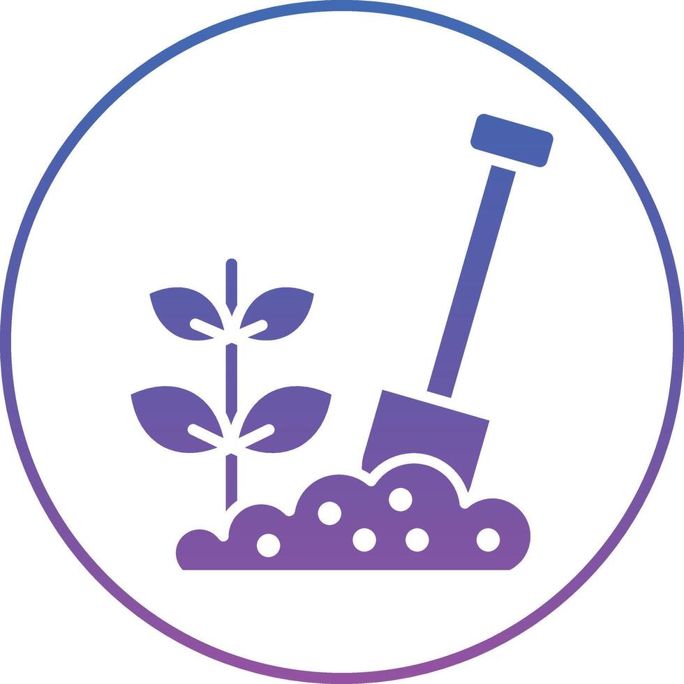 Plantation Illustration Icon vector