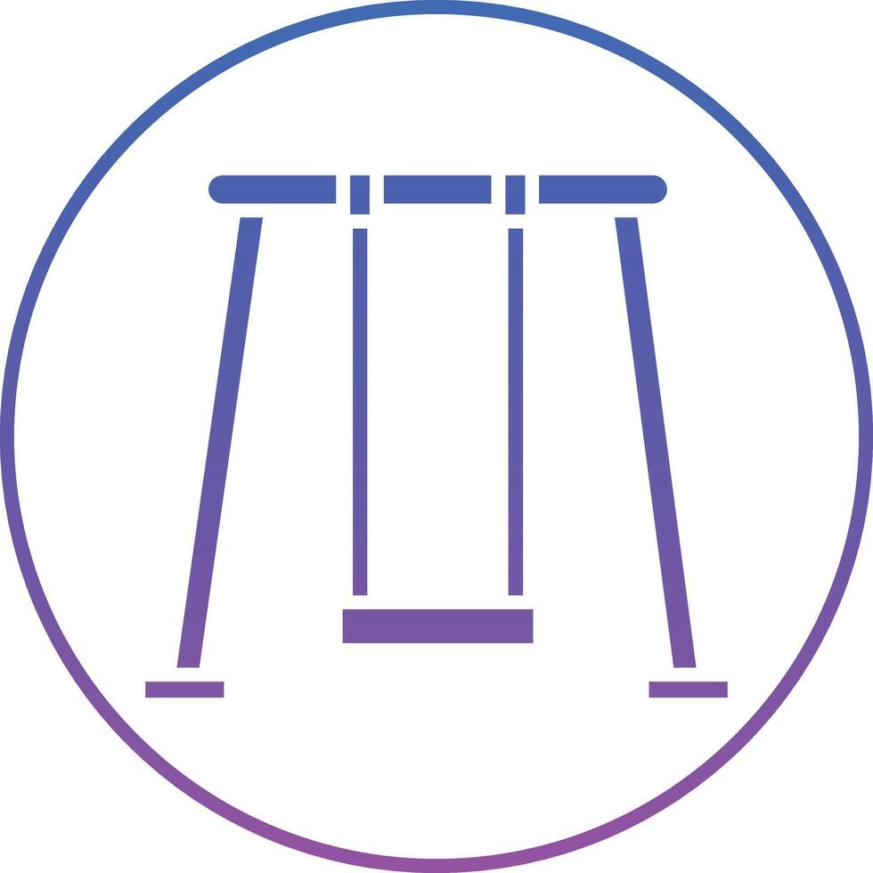 Swing Illustration Icon vector