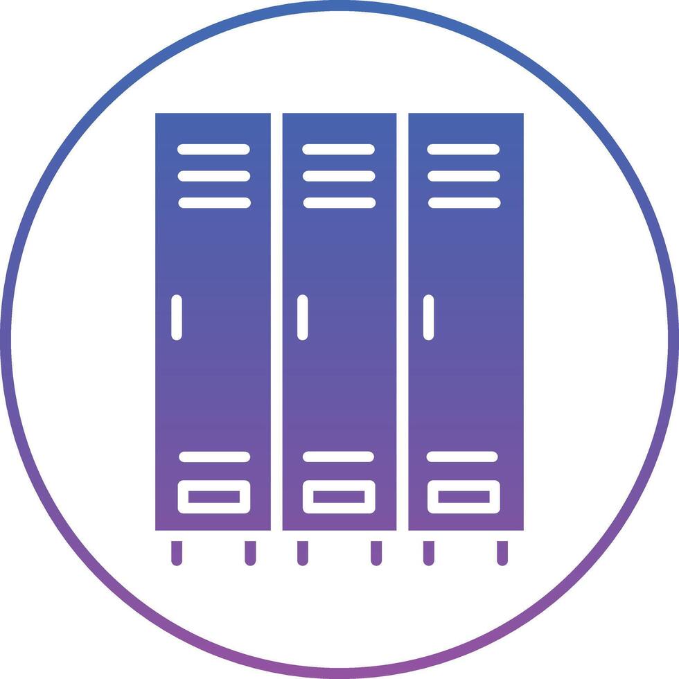 Locker Illustration Icon vector