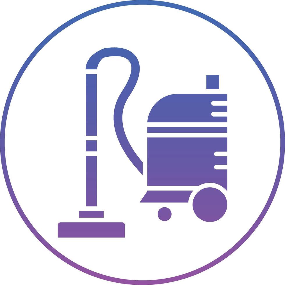 Vacuum Cleaner Illustration Icon vector
