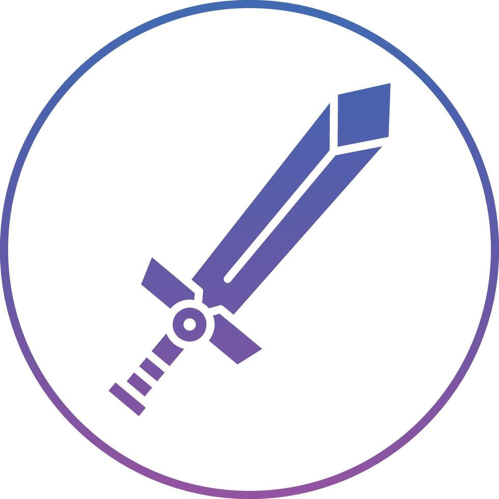 Sword Toy Illustration Icon vector