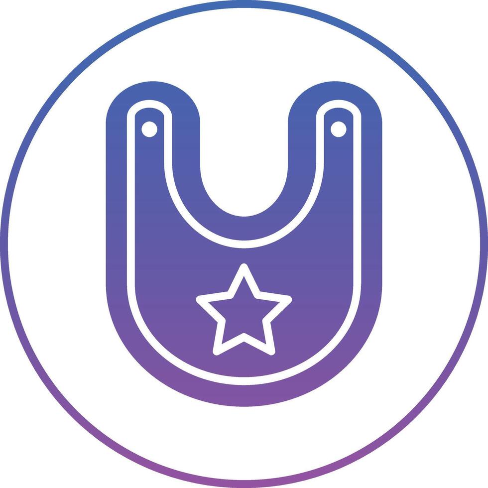 Bib Illustration Icon vector