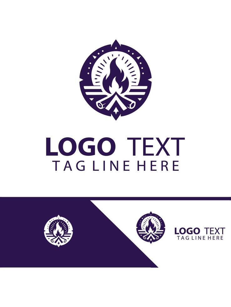 The Hearthlight Compfire Logo vector
