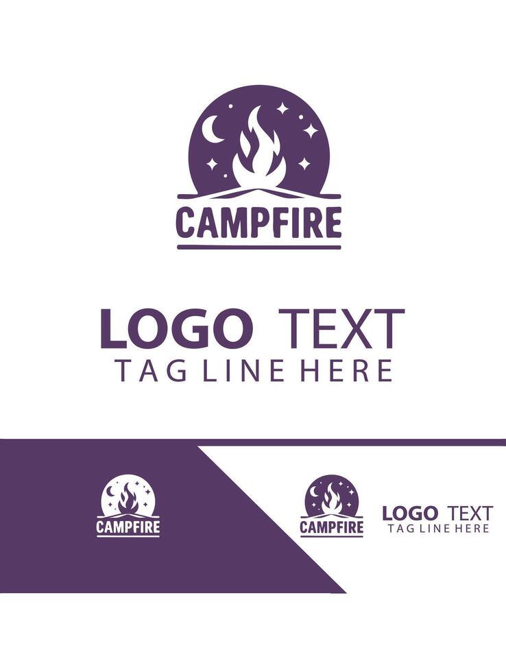 Flicker Light Compfire Logo vector