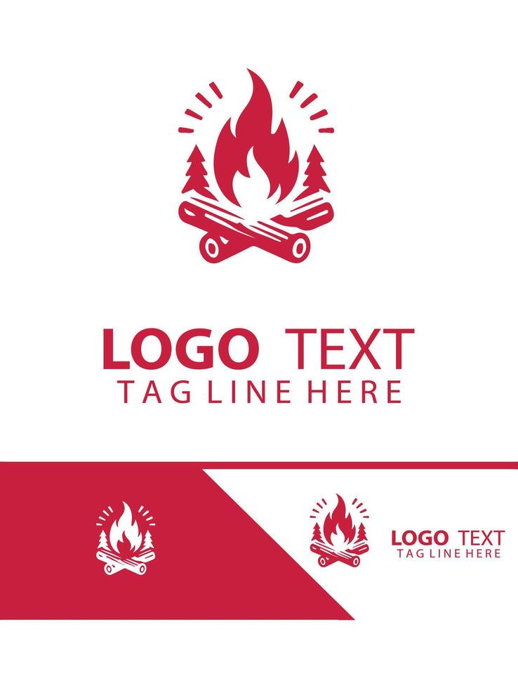 Crackling Ember Compfire Logo vector
