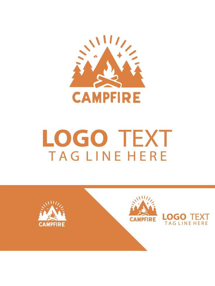 Ember Glow Compfire Logo vector