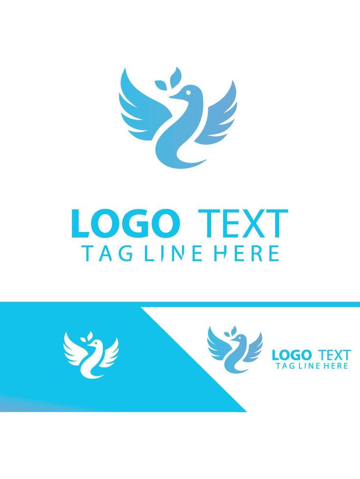 Soothing Wings Dove logo vector