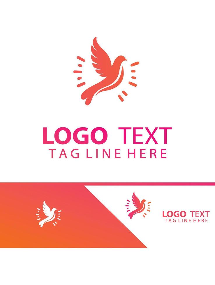 Doves Flight logo vector